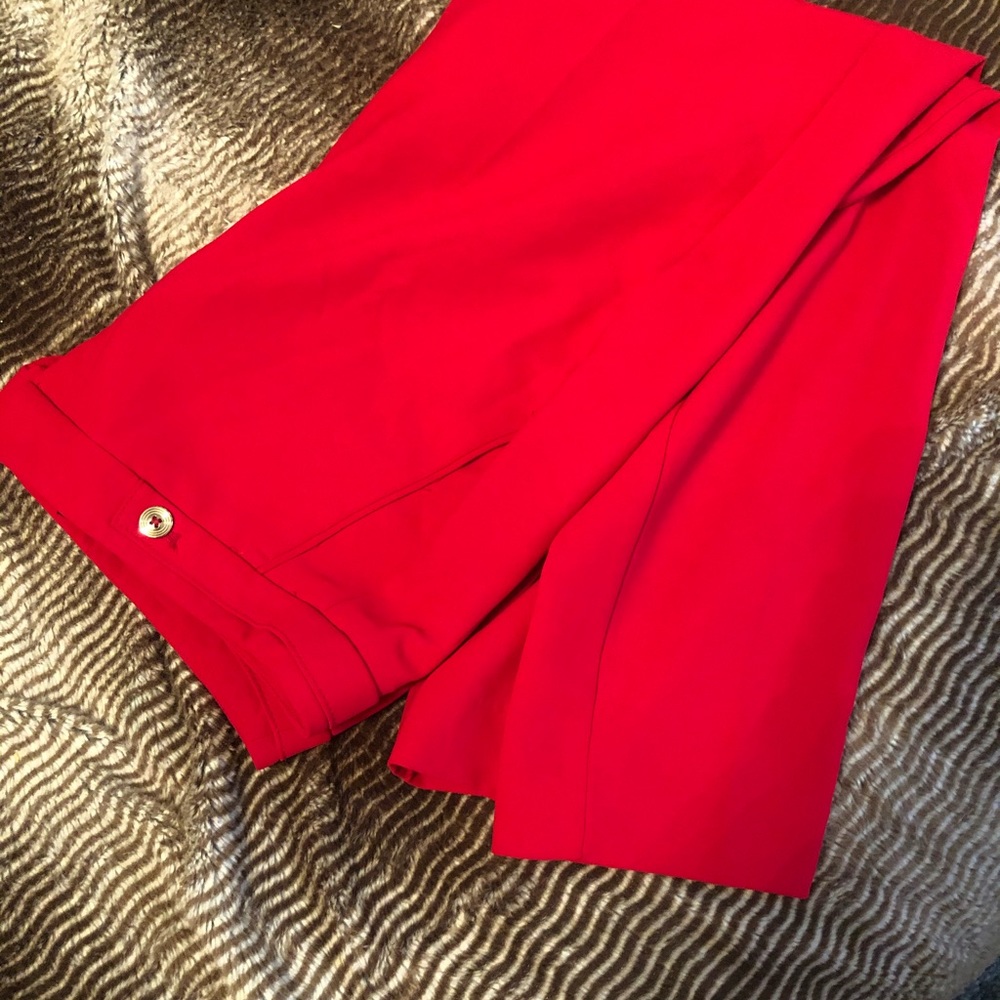 Red Slim dress pants from White House black market